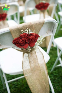 Rosas artificiales con tallos, 30 Uds., rosas rojas con purpurina para manualidades, ramo de boda, hogar, Floral DIY guirnalda, Ramos, decoración de fiesta - Product Image 5