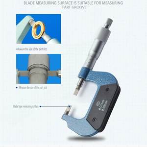 Micrometro a Lama di Grado Industriale 100-125mm Precisione 0,01mm Strumento di Misurazione in Acciaio Inossidabile - Product Image 6