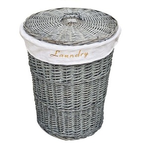 Handmade Decorative Clothes Storage Laundry Basket Hot Selling New Design Rattan <b>Hamper</b> Laundry Basket for Sustainable Quality - Product Image 1