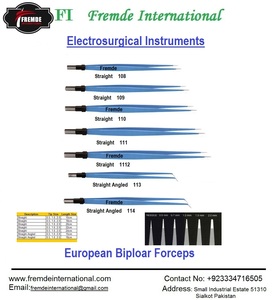 Pinzas bipolares europeas Juego de bayoneta e irrigación Punta reutilizable de 1mm con cable 5PC Certificado por CE - Product Image 5