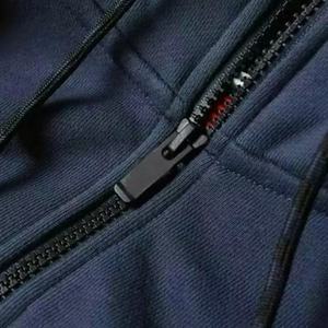 Chándal deportivo de algodón con cremallera para hombre, chándal con estampado de vellón, chaqueta y pantalones, 2022 - Product Image 5