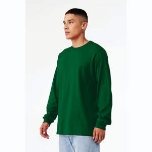 Kelly Classic Crew Neck Unisex Camiseta de manga larga: 100% Airlume algodón peinado, 4,2 oz, 32 Single Jersey Fabric - Product Image 2