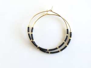 Boho ต่างหูลูกปัดด้วยการออกแบบสีฟ้าครามแอนดี้ cascading Fringe, เครื่องประดับของขวัญที่ไม่ซ้ำกัน - Product Image 4