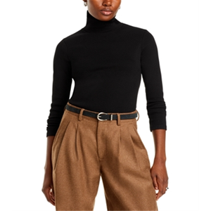 Top casual a collo alto in jersey a coste Donni per la stagione primaverile - Product Image 4