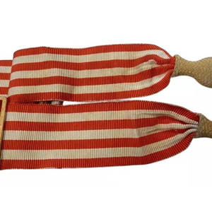 Cinturones de fajas ceremoniales OEM, venta al por mayor, cinturón de faja uniforme, cinturón de cintura dorado y rojo con borlas - Product Image 6