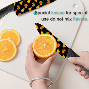 Couteau de chef de qualité commerciale, revêtement céramique, plastique, ambidextre, passe au lave-vaisselle, pour le camping en plein air, livraison rapide, vente chaude - Product Image 5