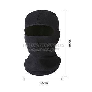 Pasamontañas con Logotipo Personalizado al por Mayor, Transpirable, de Poliéster, Color Sólido, para Ciclismo, Forro para Hombre, Esquí, Protección Facial Completa - Product Image 2