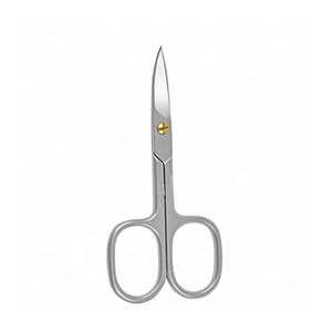 Ciseaux droits à cuticules en acier inoxydable populaires en gros Outil de manucure personnalisé de bonne vente de marque privée - Product Image 1