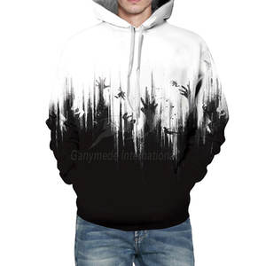 Sweats à capuche légers imprimés sur toute la surface, sweats à capuche imprimés intégralement à la mode pour tous les jours - Product Image 3