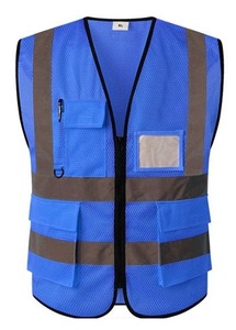 Chaleco de Seguridad de Alta Visibilidad para Construcción, Reflectante, con Logotipo Rojo - Product Image 6