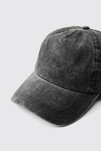 Casquette de baseball unisexe en denim, 6 panneaux, réglable, couleur unie, décontractée, 100 % coton, pour toutes les saisons - Product Image 2