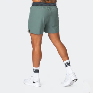 Pantalones Cortos Deportivos de Verano para Hombre, Ecológicos, Servicio OEM Personalizado, Transpirables, de Cintura Alta con Bolsillos para Correr y Hacer Ejercicio - Product Image 3