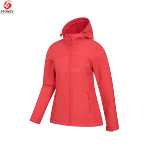 Chaqueta de concha suave de alta calidad para mujer para invierno de secado rápido con forro polar interior tendencia superior cierre de cremallera calentado relleno de algodón - Product Image 4
