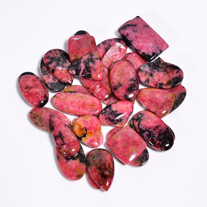 100% Cuarzo de Rodonita natural Forma de mezcla de cabujón de piedras preciosas sueltas para la fabricación de joyas Precio al por mayor - Product Image 2