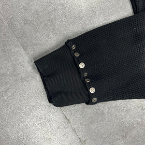 Sweat à capuche gaufré thermique vintage personnalisé pour hommes sweat à capuche zippé en coton 100% lavé à l'acide avec clous en métal Streetwear - Product Image 5