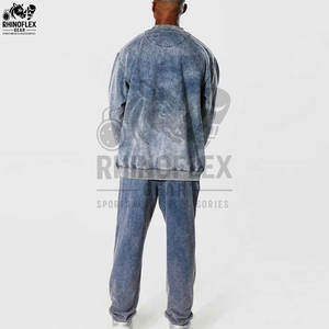 Sudaderas con Lavado Ácido para Hombre, Logotipo Personalizado, Superventas, Básicas, Mezcla de Algodón, Secado Rápido, Cómodas - Product Image 3