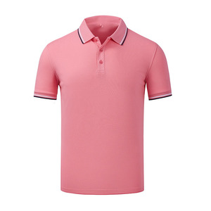 OEM Custom Logo Printed Anti-Wrinkle Customized Work Clothes Short Sleeve Uniforms Team <b>T</b>-<b>Shirts</b> Pure Cotton Lapel for <b>Shirts</b> - Product Image 3