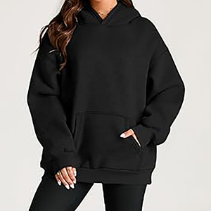 Sudaderas con capucha de alta calidad, ropa de calle informal, figuras de hombros caídos, sudaderas con capucha transpirables ecológicas, sudaderas de punto para mujer - Product Image 6