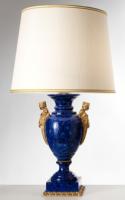 Lampe en bronze et lapis-lazuli, écologique, faite à la main, installation autocollante moderne, matériau en pierre amovible, décoration de luxe