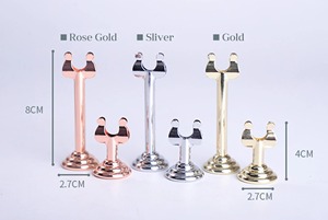 Porte-cartes de style mécanique Présentoir en métal industriel pour menus Numéros de table Mariages Événements Restaurants et décoration intérieure - Product Image 2