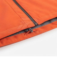 Veste softshell homme hiver chaude doublée polaire à capuche avec poignets ajustables, plusieurs poches, pour usage quotidien par temps froid et voyage, logo frontal