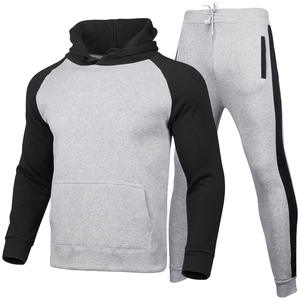 Nouveau design de vêtements personnalisés pour hommes, survêtement en molleton de 100% coton de couleurs unies, ensemble jogger et entraînement de deux pièces - Product Image 5