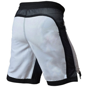 Short MMA léger en élasthanne/polyester pour homme avec logo personnalisé Caractéristiques respirantes et à séchage rapide Vêtements d'arts martiaux en gros - Product Image 4