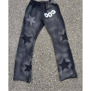 Pullover Tracksuit Distressed Embroidery logo FLARE Tracksuit <b>for</b> <b>Men</b> Flared Hoodie & <b>Sweat</b> <b>Pants</b> Sets Tracksuit - Product Image 3