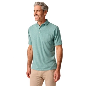 เสื้อโปโลแขนสั้นผู้ชายคลาสสิกเสื้อโปโลผ้าฝ้ายพรีเมี่ยมแขนสั้นเสื้อโปโลและแฟชั่นลำลองแบบ2025กำหนดเอง - Product Image 5