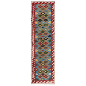 Tapis Imaco Maimana Afghanistan Kilim Runner 300 x 88 cm - Product Image 1