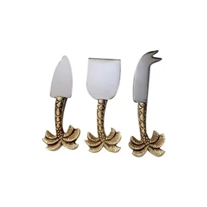 Ensemble de couverts en acier inoxydable de qualité alimentaire de qualité supérieure couleur marron pour décor de table de mariage d'hôtel utilisation de service de nourriture - Product Image 3