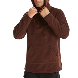 Sweat-shirt à capuche pour homme surdimensionné et lourd, logo personnalisé, vêtements d'hiver, sweat-shirt français Trier 500g, pull uni, sweat-shirts vierges pour homme - Product Image 2