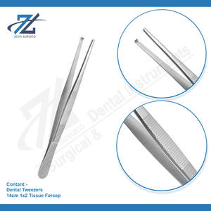 Pince à épiler dentaire Hemingway 15cm Pince à épiler dentaire en acier inoxydable Pince à épiler dentaire autoclavable Coton tenant le Pakistan - Product Image 3