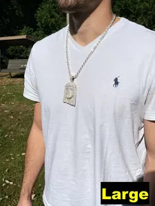 Colgante de pieza de Jesús completamente helado de plata 925 Hip Hop Moissanite Diamond Real Passes Tester regalo de fiesta de boda - Product Image 2