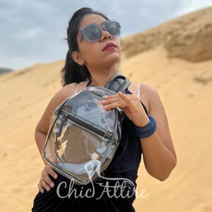 Nuevo Western Stylish Real Genuine Leather Clear Stadium Unisex Chest Utility Bag Bolso de pecho de cuero Premium de alta calidad - Product Image 1