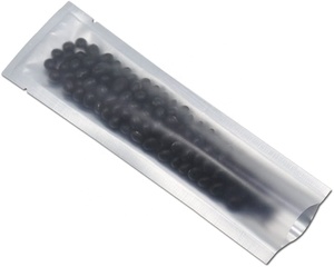 3 Sceaux Latéraux Refermable Anti-Odeur Mylar Ziplock Noir Feuille d'Aluminium Zip Lock Sac Plastique Emballage Cookie Bonbons sacs alimentaires - Product Image 4