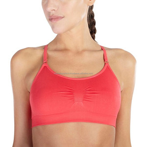 Sujetador Deportivo de Yoga sin Tirantes de Cintura Alta y Soporte Alto Personalizado al por Mayor, Logotipo Frontal, Material de Spandex/Nailon, Tallas Personalizadas Disponibles - Product Image 2