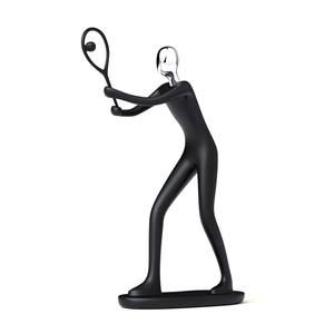 Muñeca Decorativa de Resina de Jugador de Tenis de 25 cm, Adorno Minimalista para Sala de Estar Interior, Decoración Navideña - Product Image 4