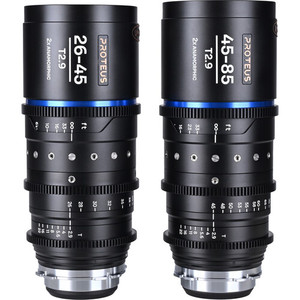 2026 Optics Laowa Proteus 2x S35 Anamorphic T2.9 ชุดเลนส์ 2 ตัว พร้อม 2026 PL Feet Blue Flare - Product Image 1