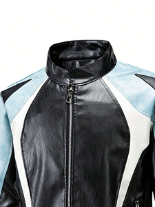 Chaqueta de Motociclista Personalizada para Hombre, de Piel de Becerro Genuina, Chaqueta de Alta Calidad para Hombre, Piel de Becerro Personalizada - Product Image 3