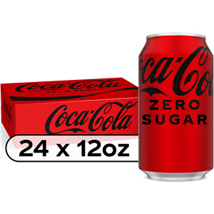 <span class=keywords><strong>Coca</strong></span>-<span class=keywords><strong>Cola</strong></span> Zero Sugar Soda Pop sin azúcar, latas de 12 floz, paquete de 24