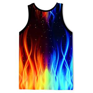 Logo personnalisé sublimation débardeur pour hommes gilet de gymnastique professionnel pour la musculation toile décontracté pour l'été activités de plein air - Product Image 3