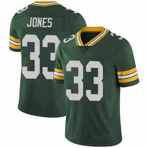 Maillots Green Bay 10 JD Love 8 Josh Jacobs 4 Brett Favre 33 Aaron Jones Cousus Respirants 100% Polyester Grandes Tailles Adultes - Product Image 5