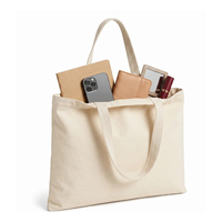Kit d'échantillons de sacs fourre-tout en coton, 10 tailles, 150 GSM, sacs de courses réutilisables en toile, impression sérigraphique personnalisée, vente en gros