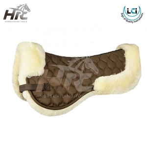 Almohadilla de Montar a Caballo de Primera Calidad con Acolchado Resistente, Almohadillas de Montar a Caballo de Lana de Cordero de Life Care - Product Image 2