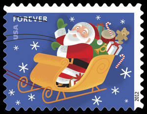 Vente chaude Vintage Noël Timbre-poste Autocollants Collection <span class=keywords><strong>Forever</strong></span> Postal Mailing USA Post Mail Timbres Autocollant Album - Product Image 5