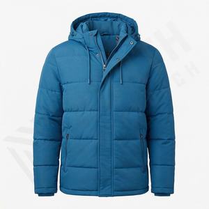 Chaqueta Acolchada Personalizada, Chaqueta de Burbujas, Parka Larga Acolchada de Algodón para Hombre, Elegante, Aislada, Envío DDP, Resistente al Viento, Ropa de Abrigo para la Nieve - Product Image 1