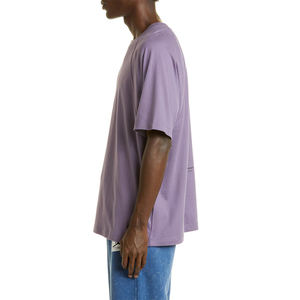 เสื้อยืดแขนสั้นของผู้ชาย24-25สั่งทำ100% ผ้าฝ้ายเสื้อผ้าถักโอเวอร์ไซส์ดีไซน์ใหม่สไตล์ทางการ - Product Image 3