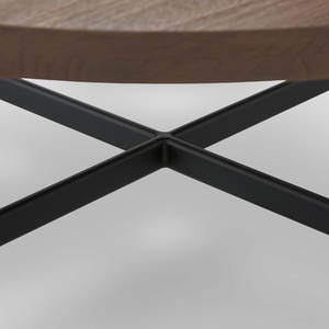 Mesa de centro redonda de madera maciza de estilo moderno personalizada mesa de sofá con acento rústico para sala de estar para Hoteles Apartamentos villas - Product Image 3