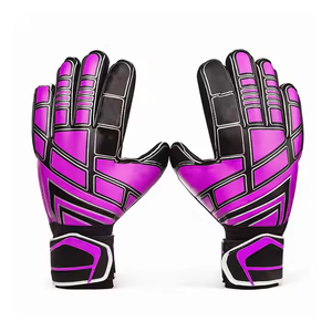 Guantes de Portero Profesionales para Jóvenes y Adultos |   Agarre Fuerte, Palma de Látex de 4 mm, Diseño Duradero en Naranja y Negro - Product Image 3